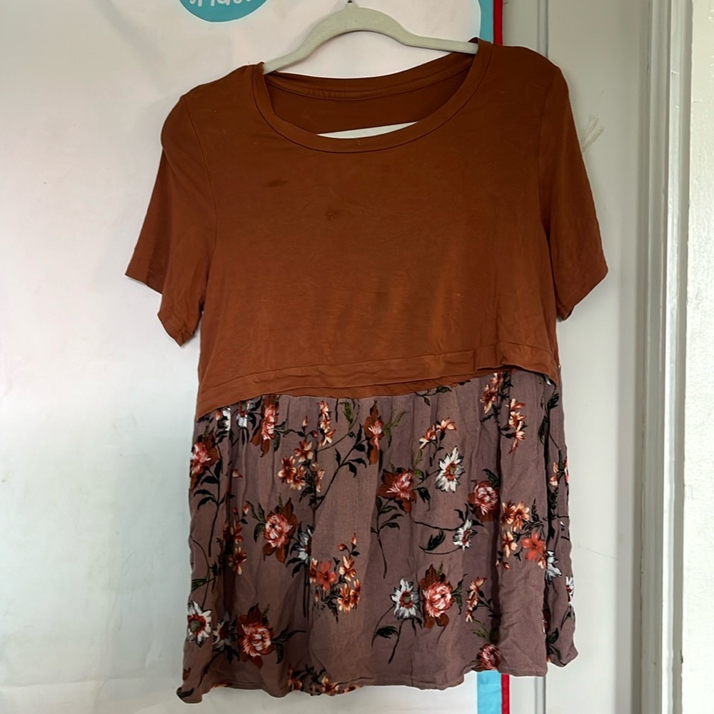 Latched Mama Nursing babydoll top